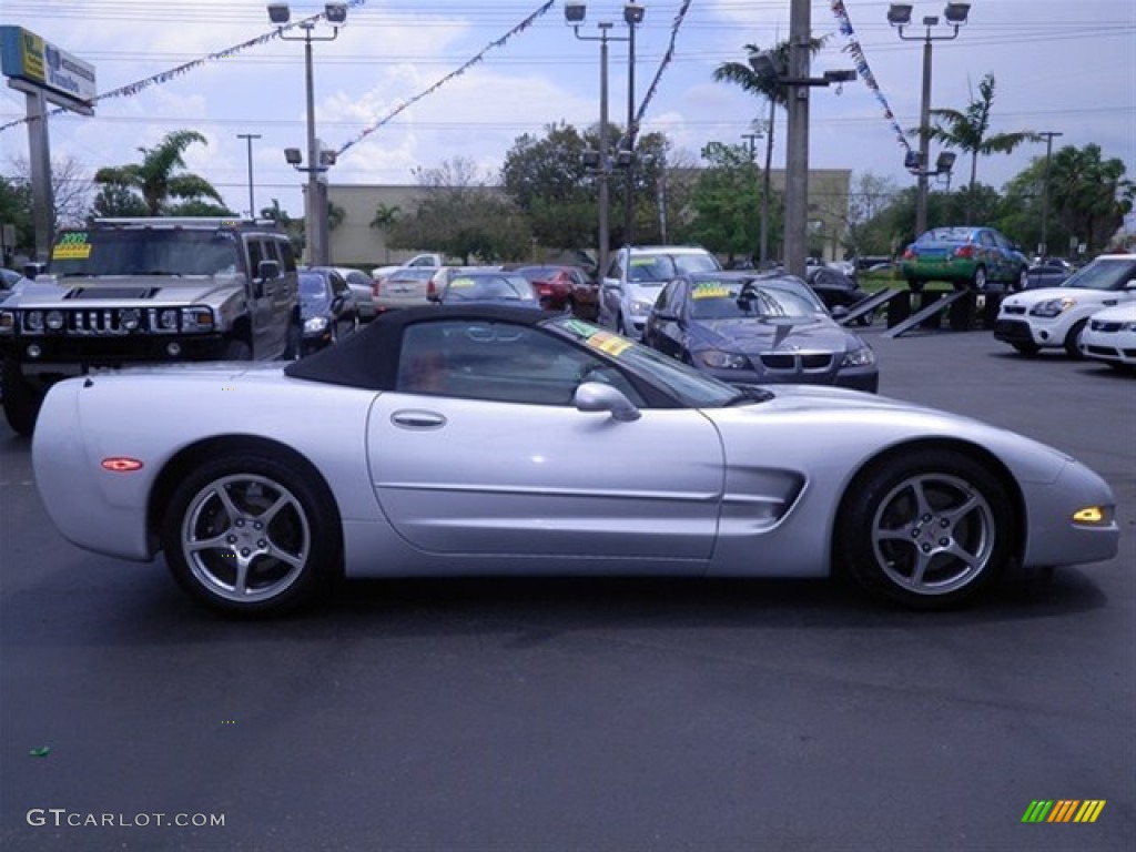 Quicksilver Metallic 2002 Chevrolet Corvette Convertible Exterior Photo #63531054