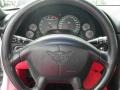 2002 Chevrolet Corvette Torch Red Interior Steering Wheel Photo