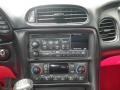 2002 Chevrolet Corvette Torch Red Interior Controls Photo