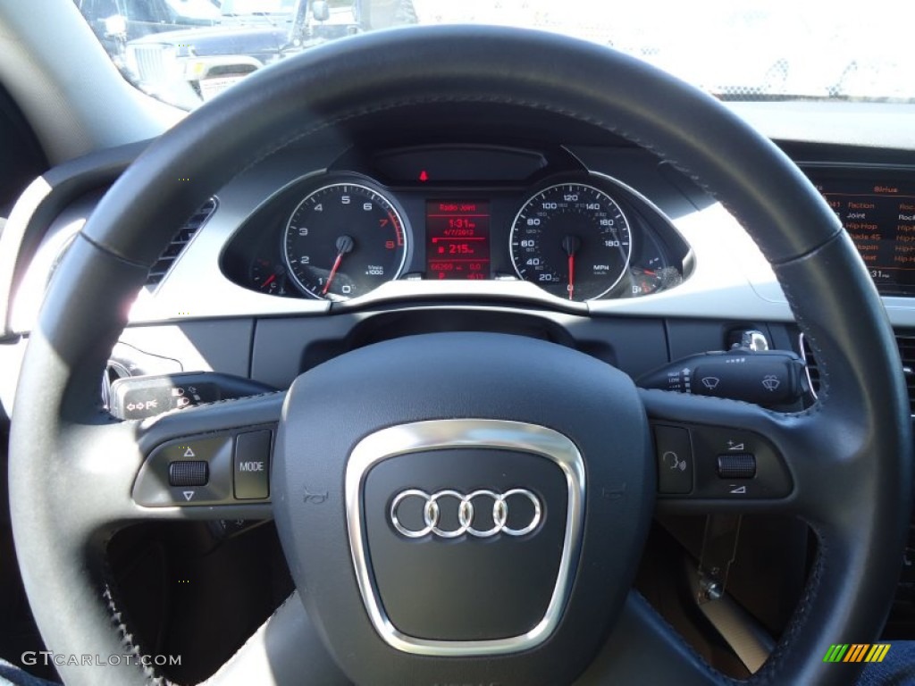 2009 A4 2.0T Premium quattro Sedan - Brilliant Black / Black photo #44