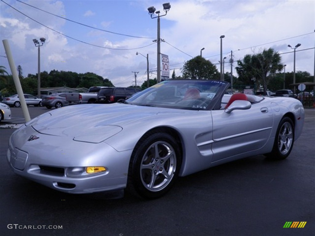 Quicksilver Metallic 2002 Chevrolet Corvette Convertible Exterior Photo #63531192