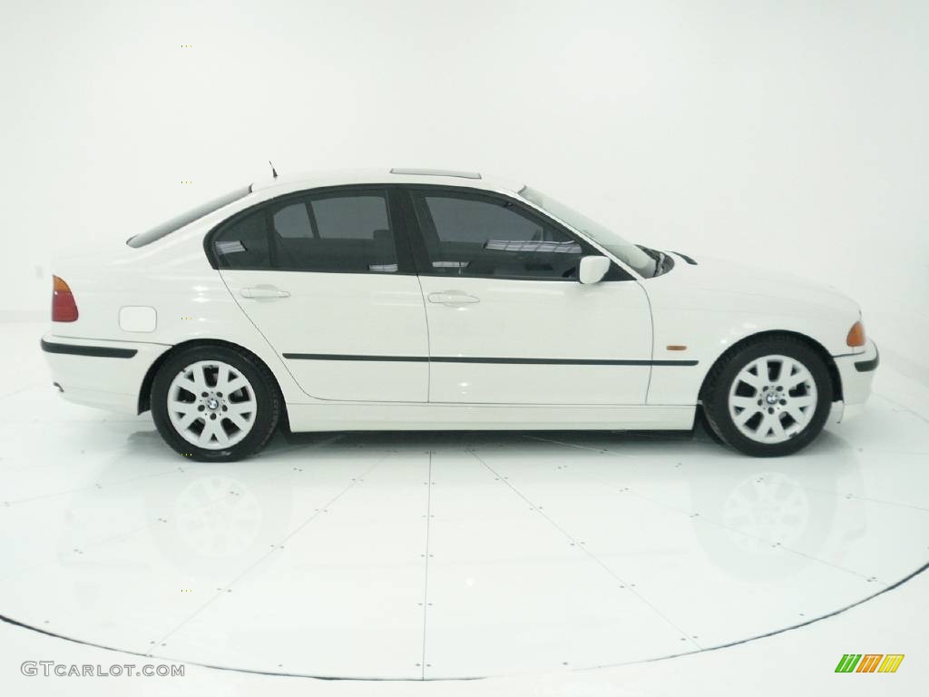 2000 3 Series 323i Sedan - Alpine White / Sand photo #4