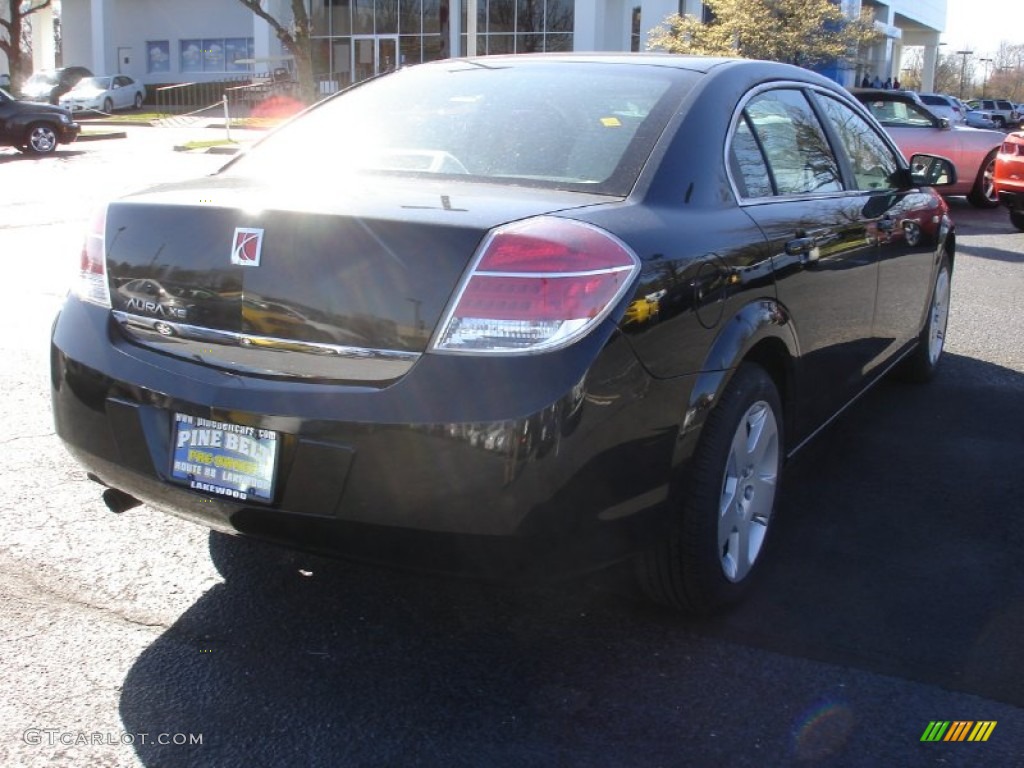 2009 Aura XE - Carbon Flash Metallic / Gray photo #4