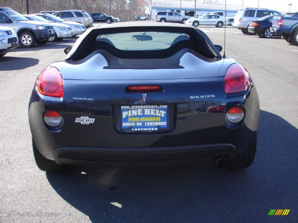 2007 Solstice Roadster - Deep Blue / Ebony photo #5