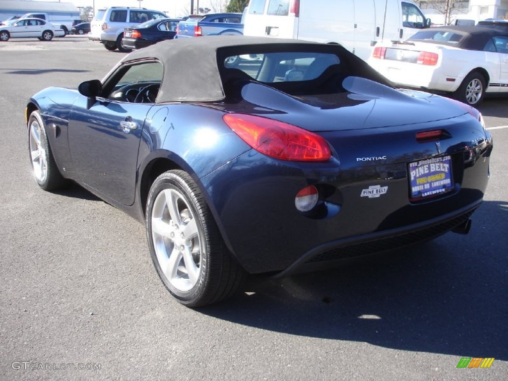 2007 Solstice Roadster - Deep Blue / Ebony photo #6