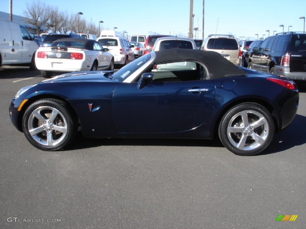 2007 Solstice Roadster - Deep Blue / Ebony photo #9