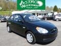 2010 Ebony Black Hyundai Accent GS 3 Door  photo #1