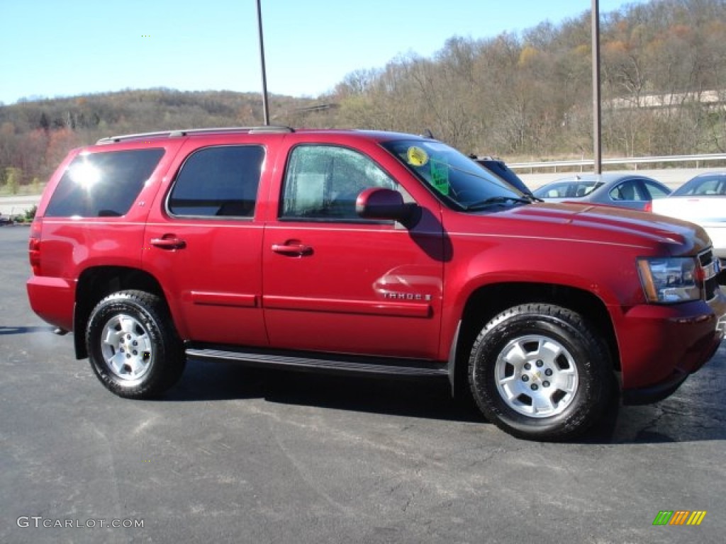 2007 Tahoe LS 4x4 - Sport Red Metallic / Dark Titanium/Light Titanium photo #5