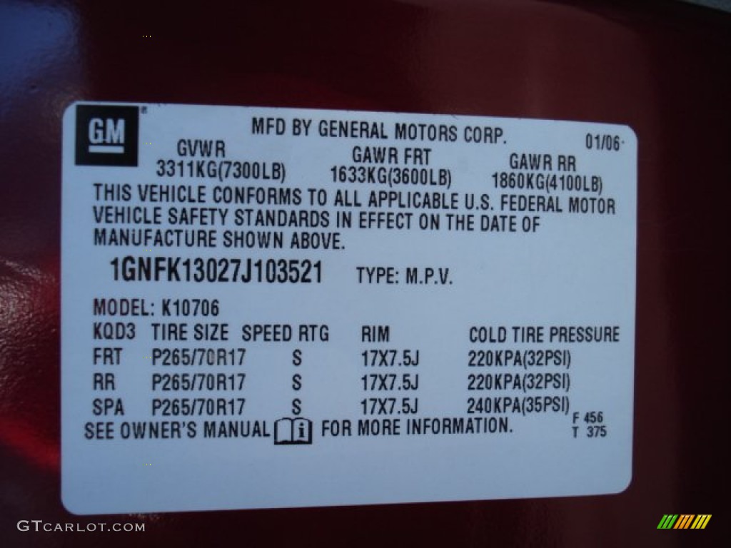 2007 Tahoe LS 4x4 - Sport Red Metallic / Dark Titanium/Light Titanium photo #20