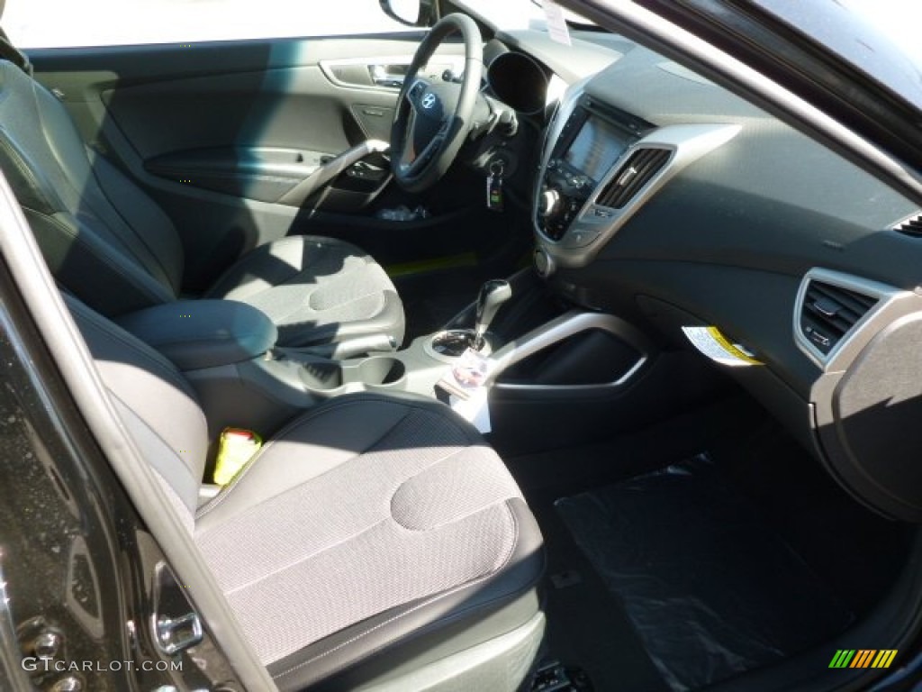 2012 Veloster  - Ultra Black / Black photo #10
