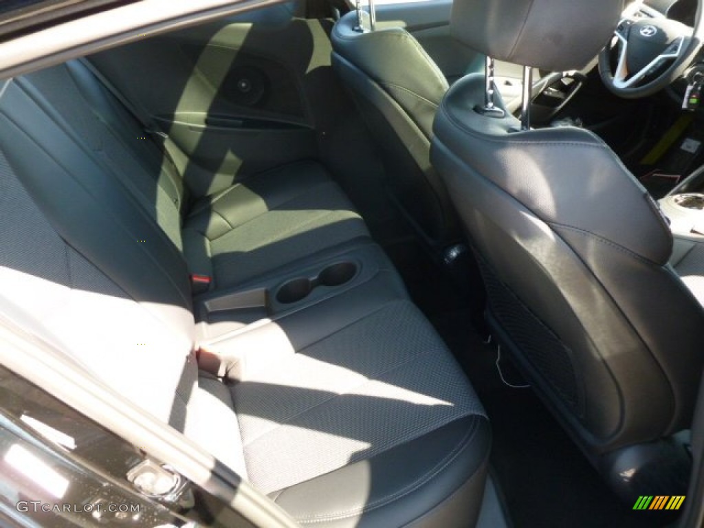 2012 Veloster  - Ultra Black / Black photo #12