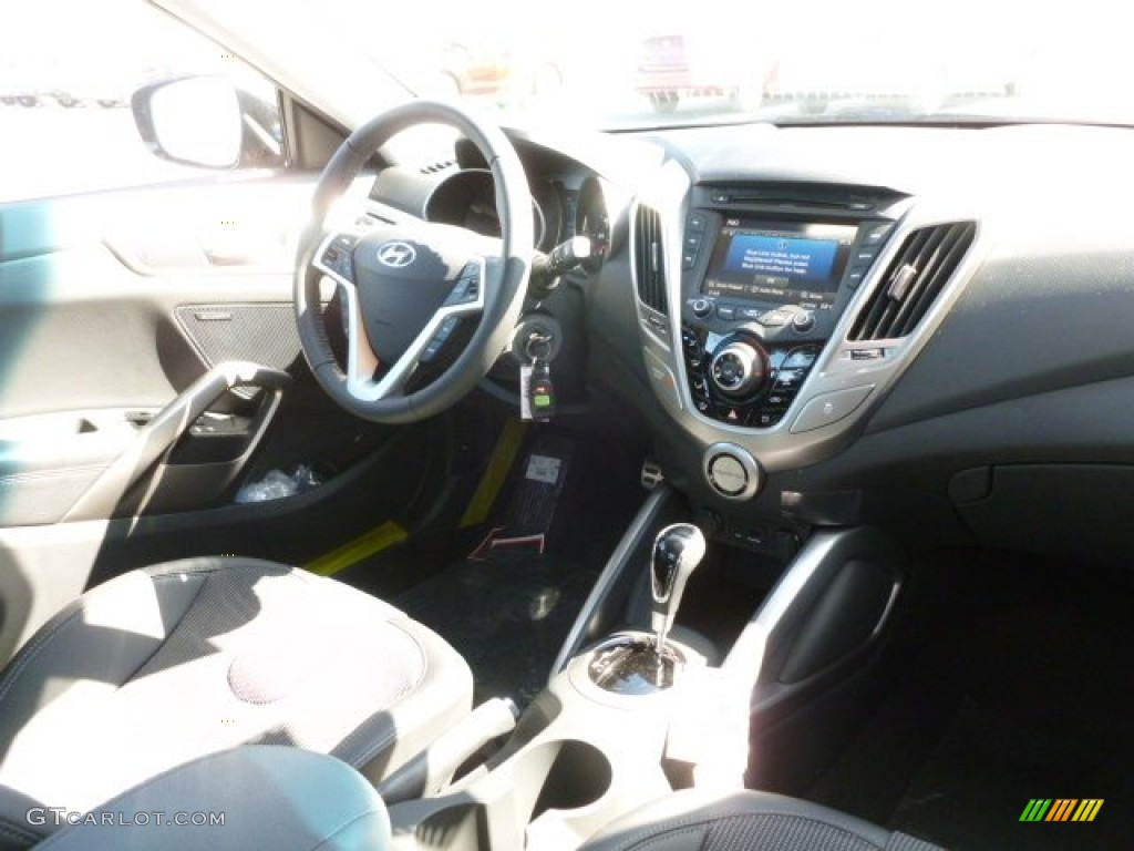 2012 Veloster  - Ultra Black / Black photo #13