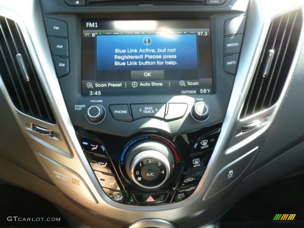 2012 Veloster  - Ultra Black / Black photo #19