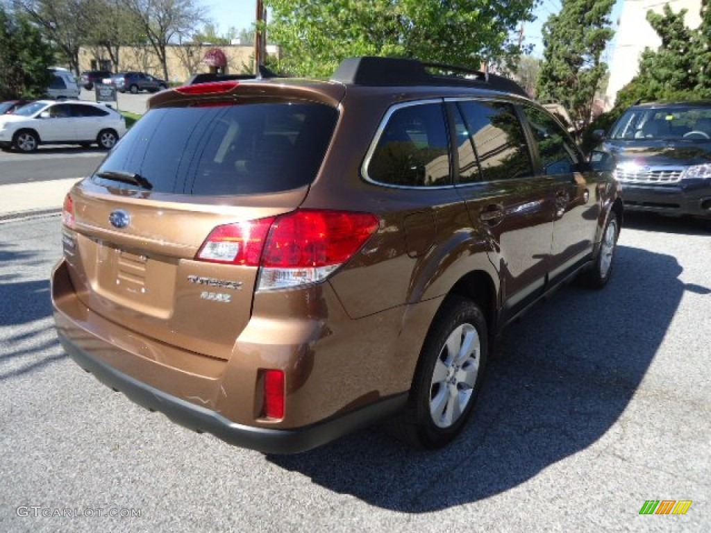 2011 Outback 2.5i Limited Wagon - Caramel Bronze Pearl / Warm Ivory photo #6