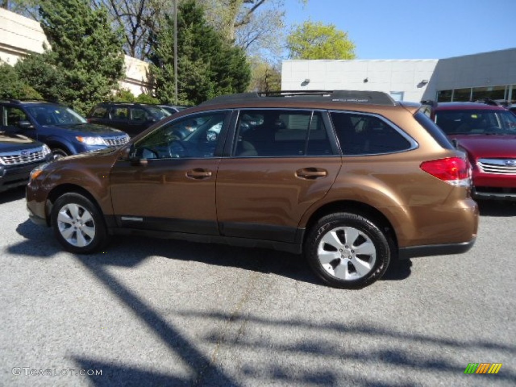 2011 Outback 2.5i Limited Wagon - Caramel Bronze Pearl / Warm Ivory photo #9