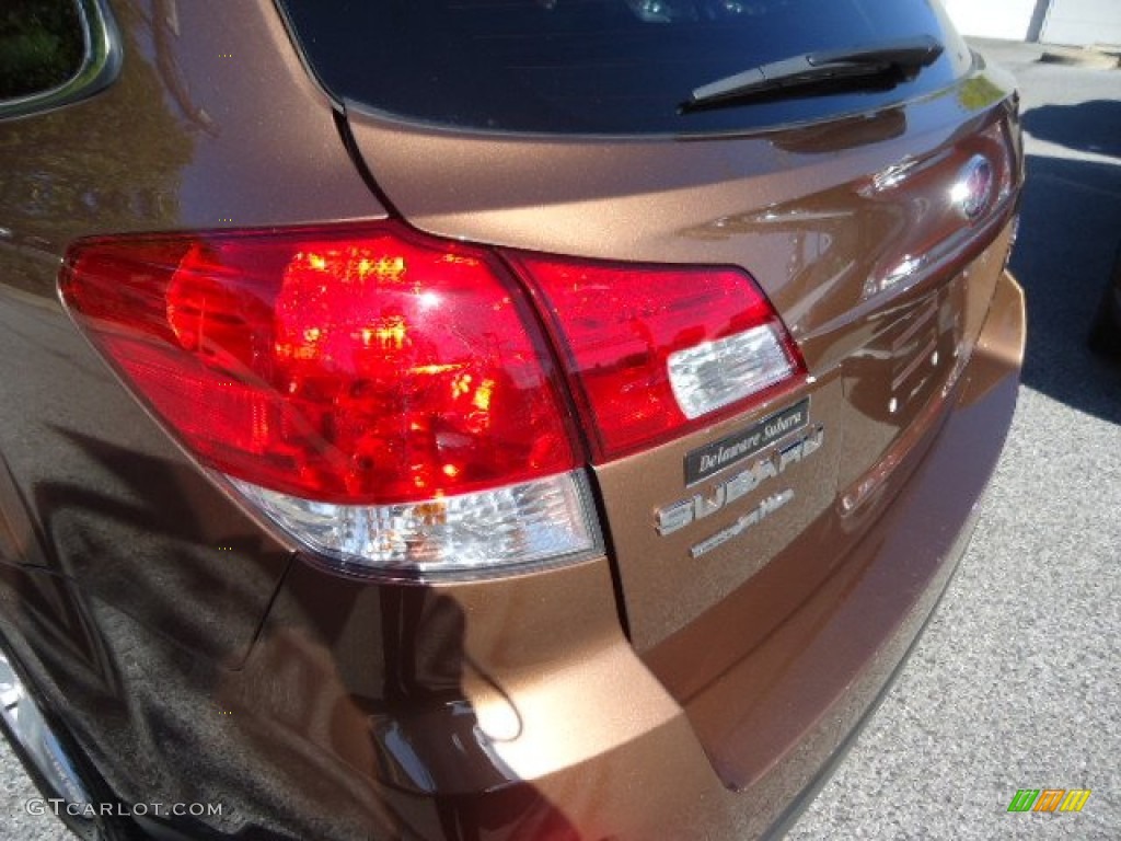 2011 Outback 2.5i Limited Wagon - Caramel Bronze Pearl / Warm Ivory photo #43