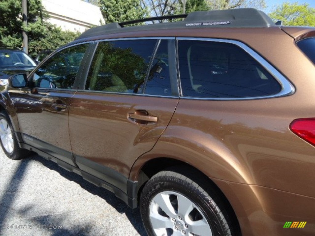 2011 Outback 2.5i Limited Wagon - Caramel Bronze Pearl / Warm Ivory photo #46