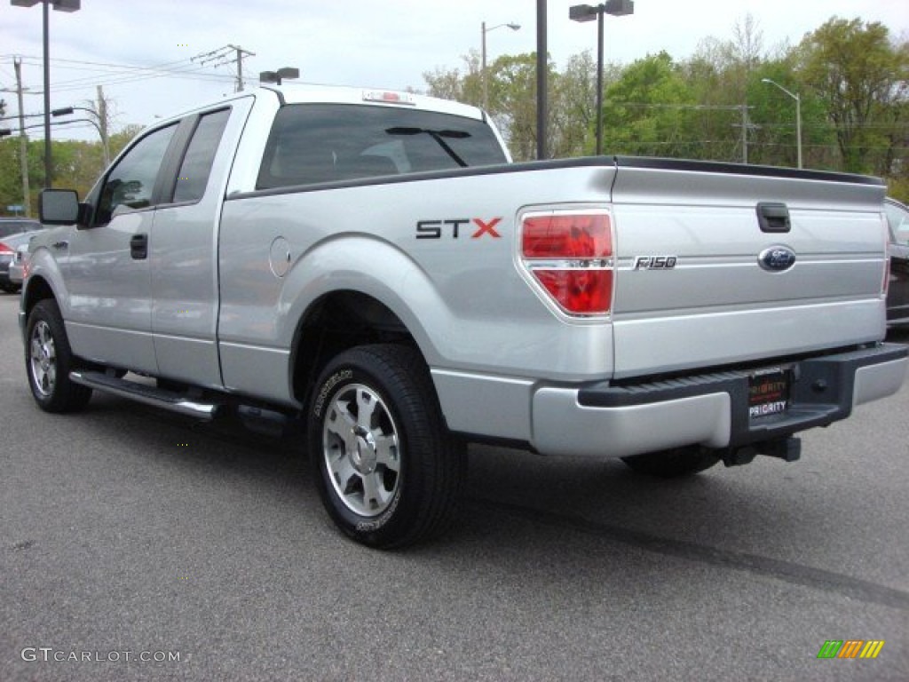 2010 F150 STX SuperCab - Ingot Silver Metallic / Medium Stone photo #3