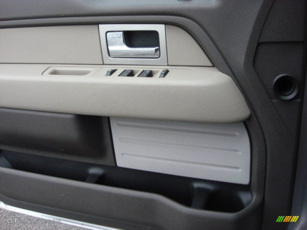 2010 F150 STX SuperCab - Ingot Silver Metallic / Medium Stone photo #13