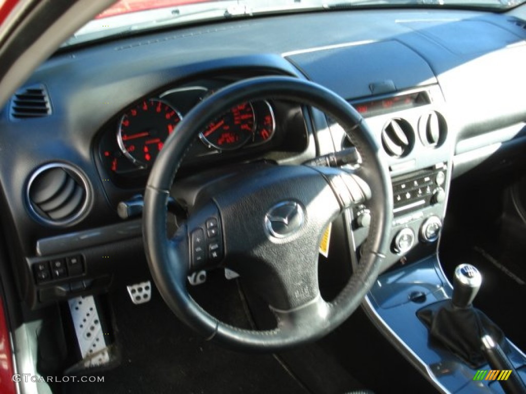 2006 MAZDA6 MAZDASPEED6 Sport - Velocity Red Mica / Black photo #13