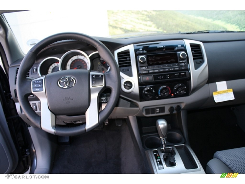 2012 Tacoma V6 TRD Sport Double Cab 4x4 - Magnetic Gray Mica / Graphite photo #8