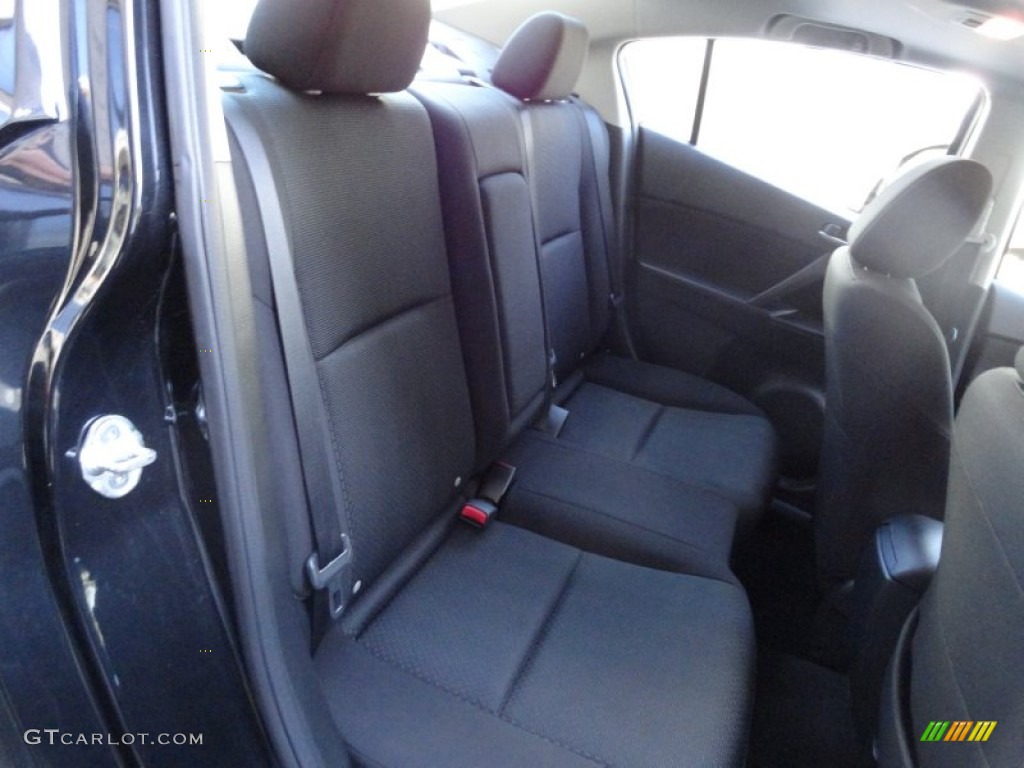 2010 MAZDA3 i Touring 4 Door - Black Mica / Black photo #13