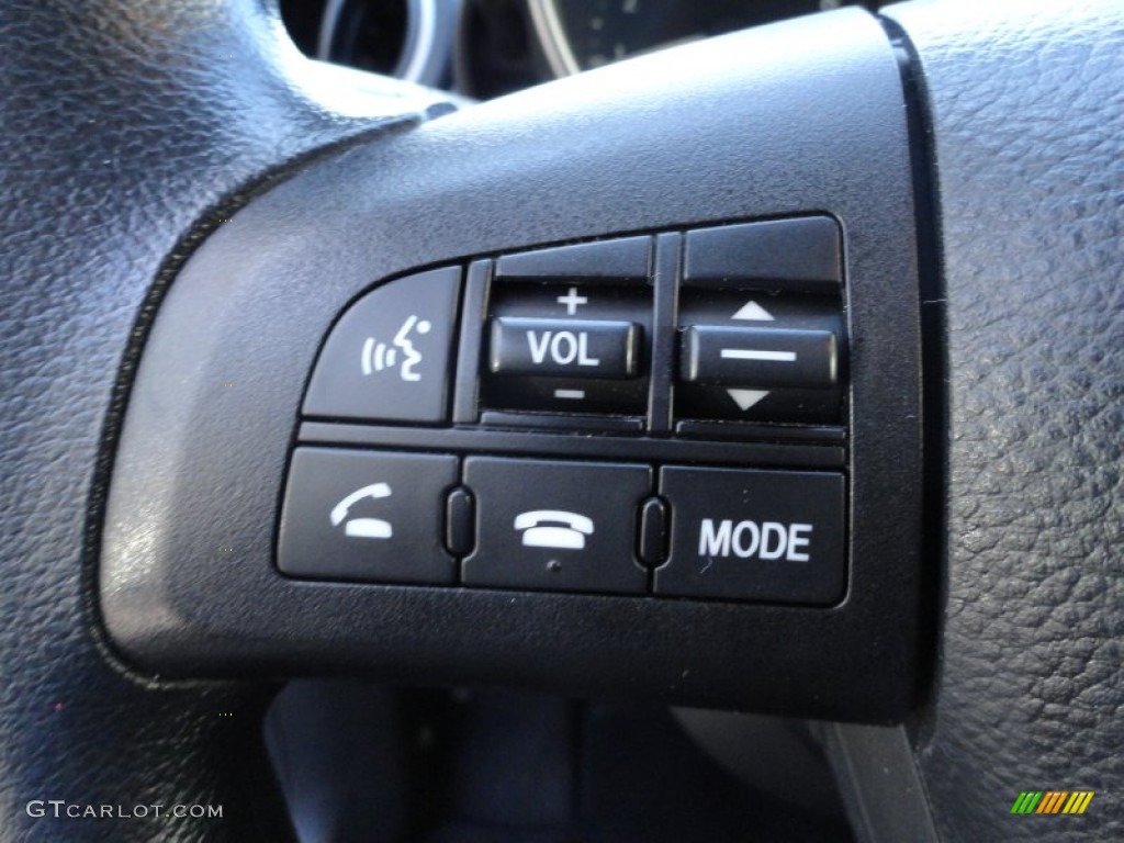 2010 MAZDA3 i Touring 4 Door - Black Mica / Black photo #20