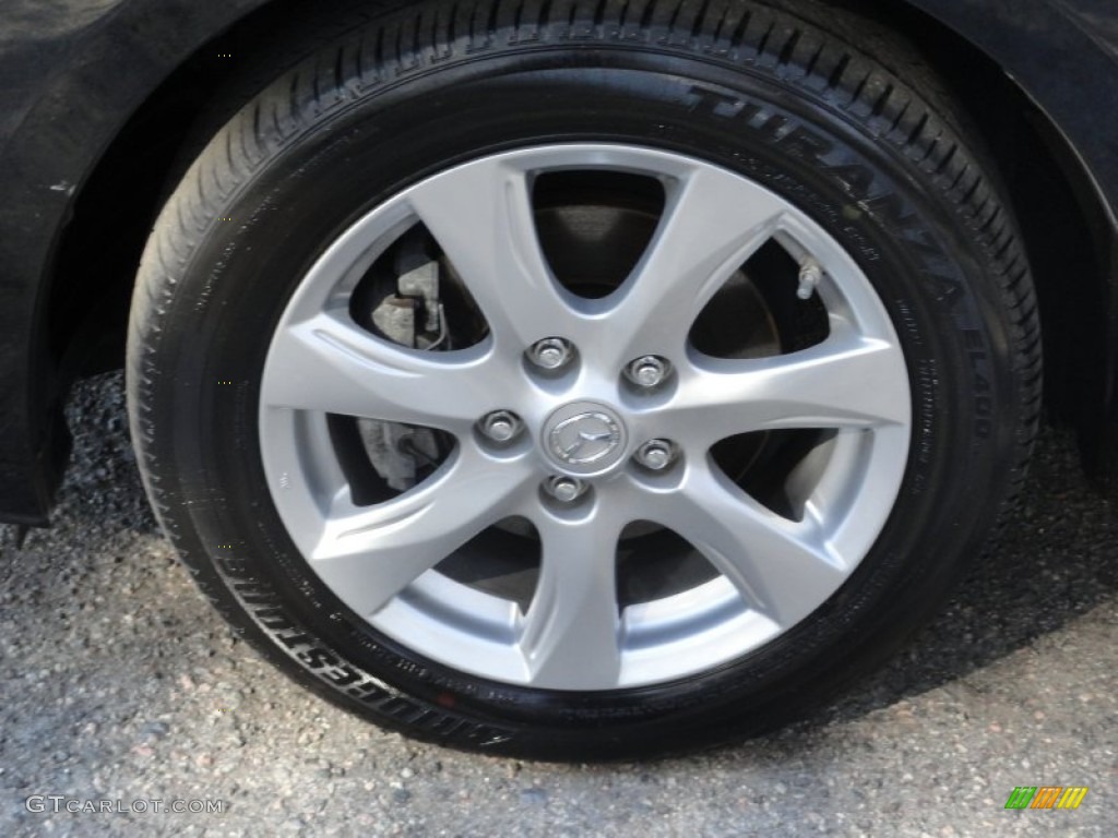 2010 MAZDA3 i Touring 4 Door - Black Mica / Black photo #29