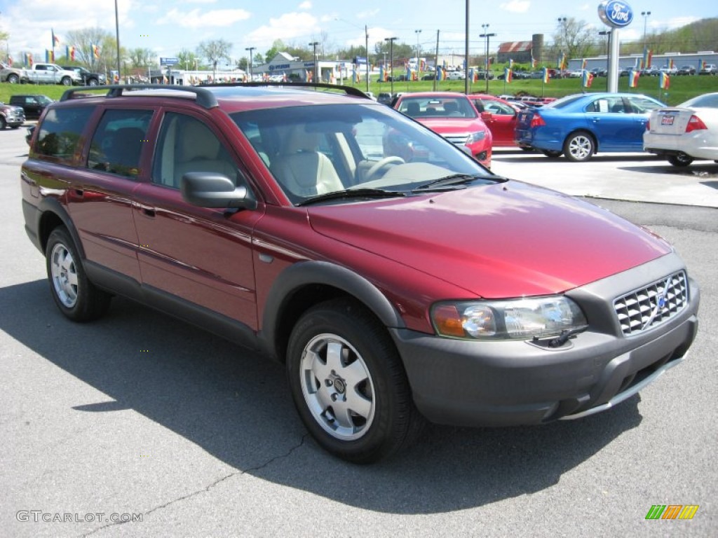 2003 XC70 AWD - Ruby Red Metallic / Beige/Light Sand photo #4