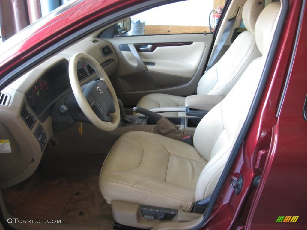 2003 XC70 AWD - Ruby Red Metallic / Beige/Light Sand photo #15