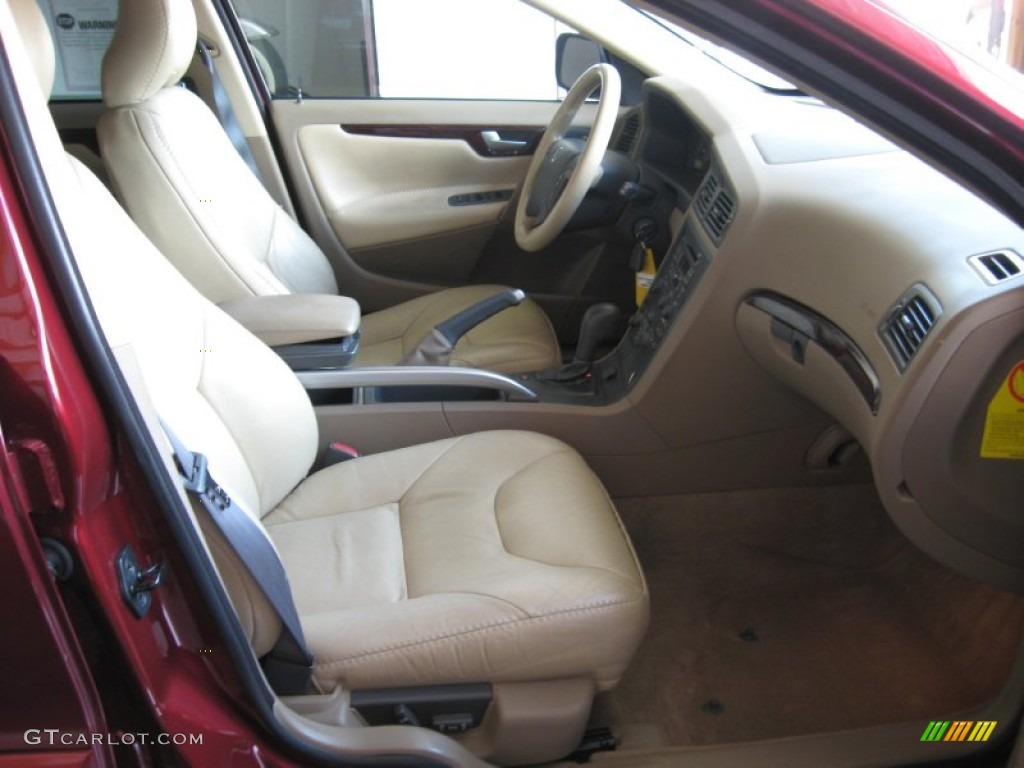 2003 XC70 AWD - Ruby Red Metallic / Beige/Light Sand photo #21