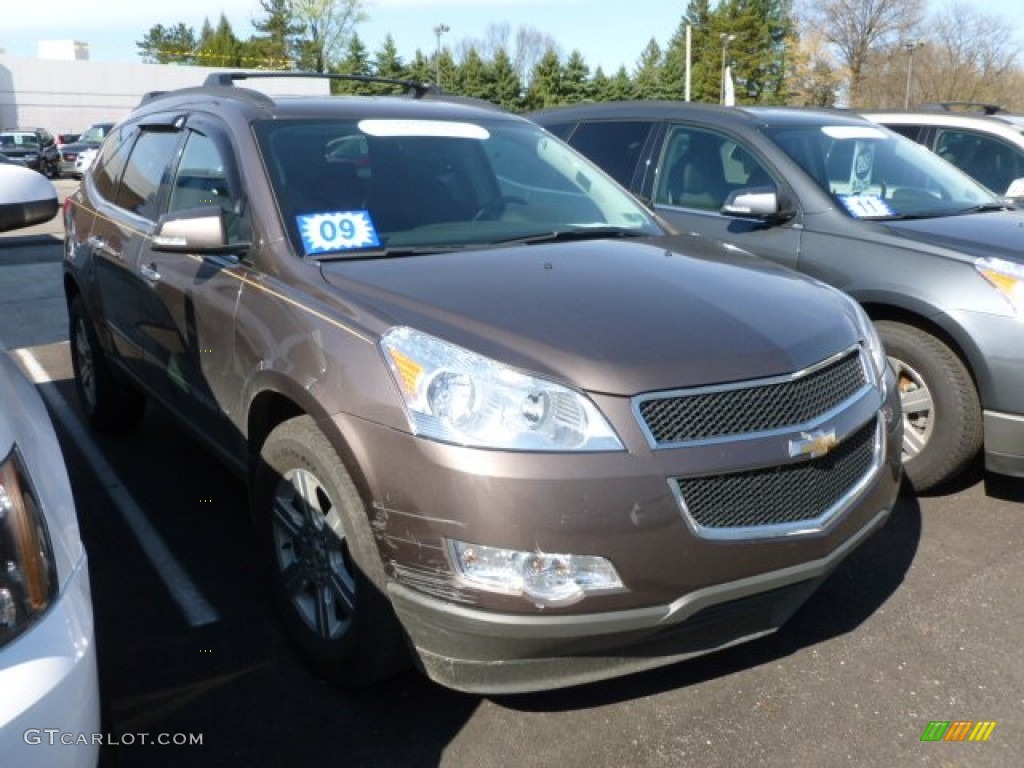 2009 Traverse LT AWD - Desert Brown Metallic / Ebony photo #1