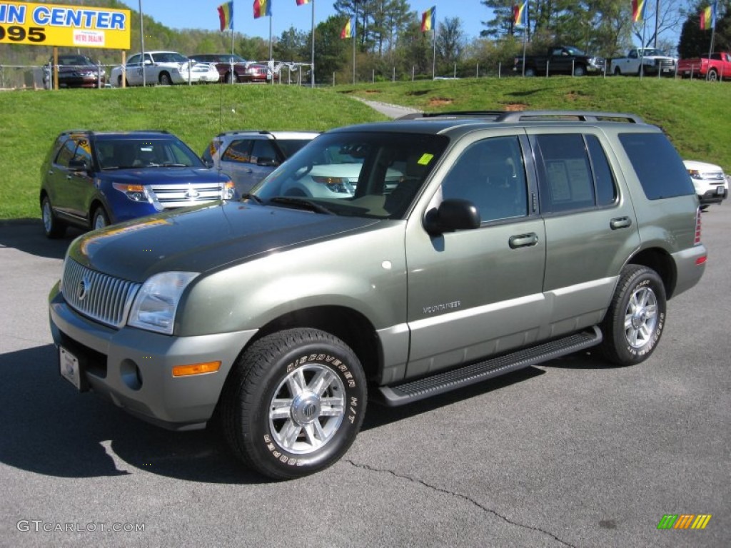 2002 Mountaineer AWD - Estate Green Metallic / Medium Dark Parchment photo #2
