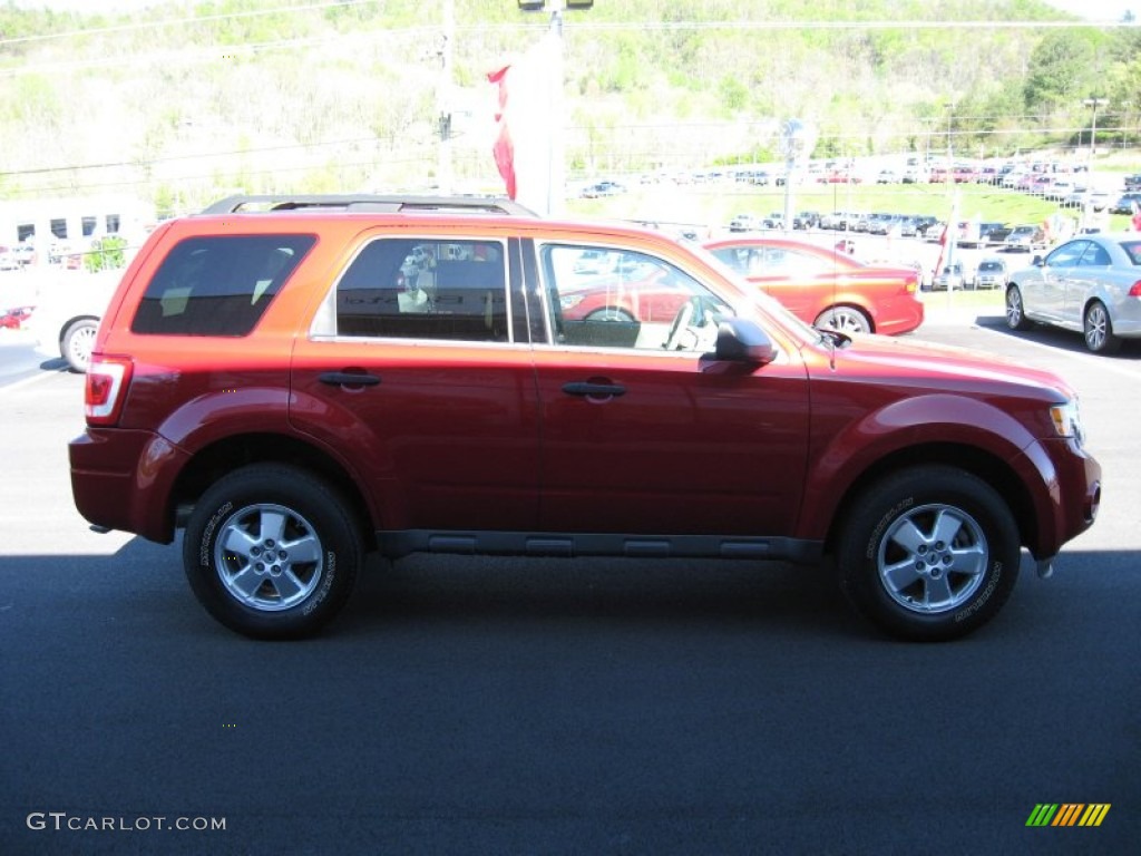 2011 Escape XLT 4WD - Sangria Red Metallic / Stone photo #5