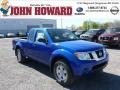 2012 Metallic Blue Nissan Frontier SV V6 King Cab 4x4  photo #1