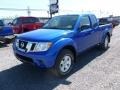 2012 Metallic Blue Nissan Frontier SV V6 King Cab 4x4  photo #3