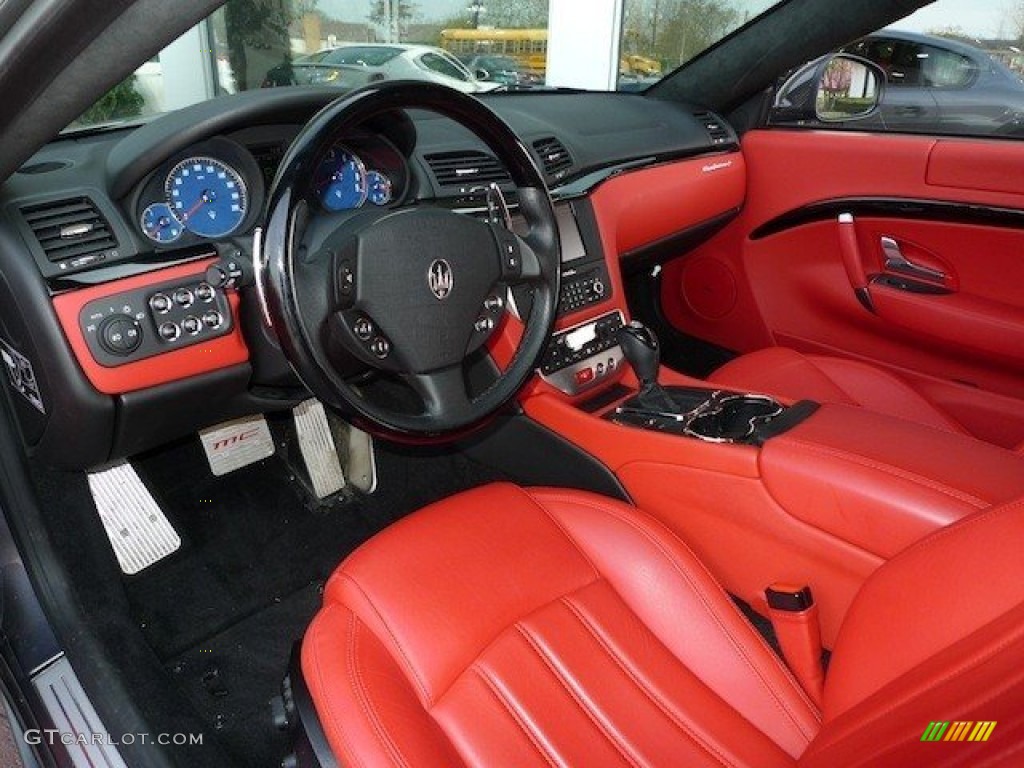 Rosso Corallo Interior 2011 Maserati GranTurismo S Automatic Photo #63547614
