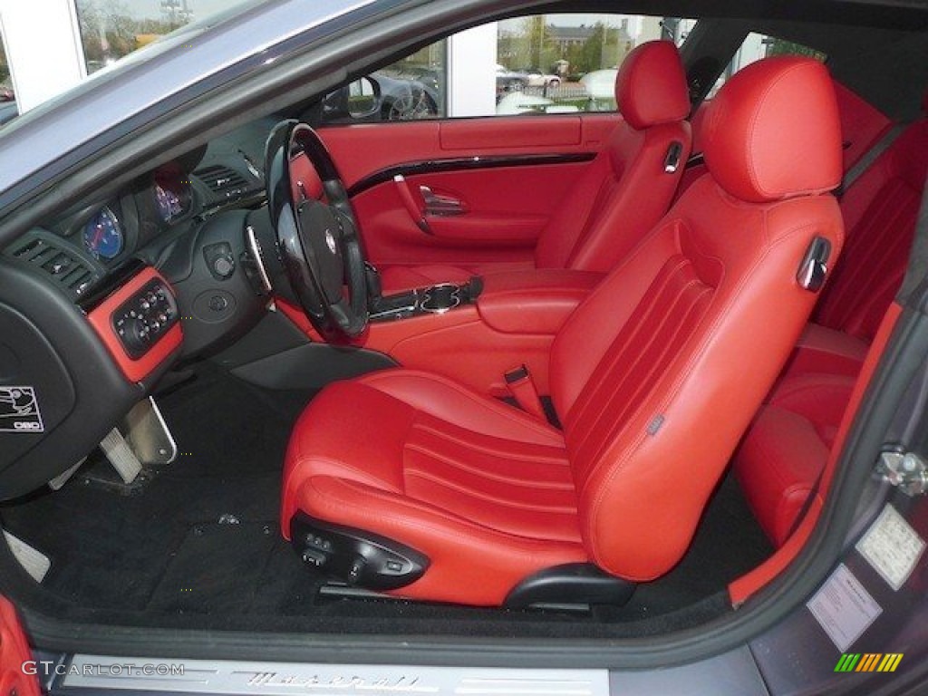 Rosso Corallo Interior 2011 Maserati GranTurismo S Automatic Photo #63547620
