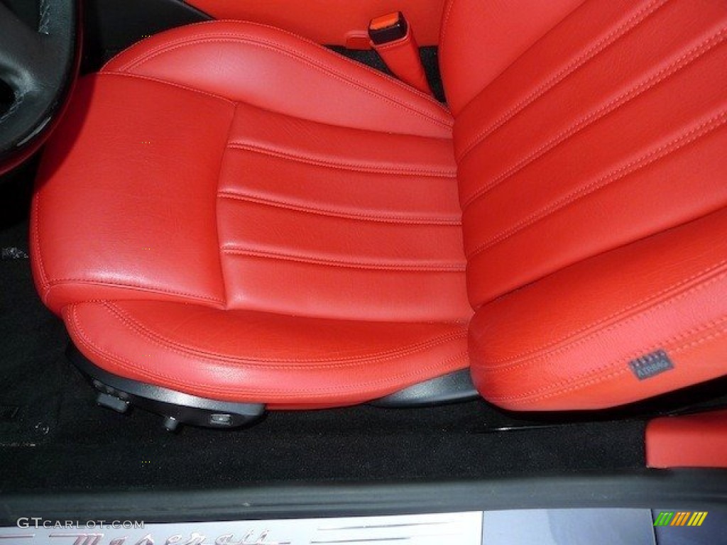 2011 GranTurismo S Automatic - Grigio Alfieri (Grey) / Rosso Corallo photo #18