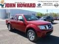 2012 Red Brick Nissan Frontier SV V6 King Cab 4x4  photo #1