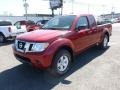 2012 Red Brick Nissan Frontier SV V6 King Cab 4x4  photo #2