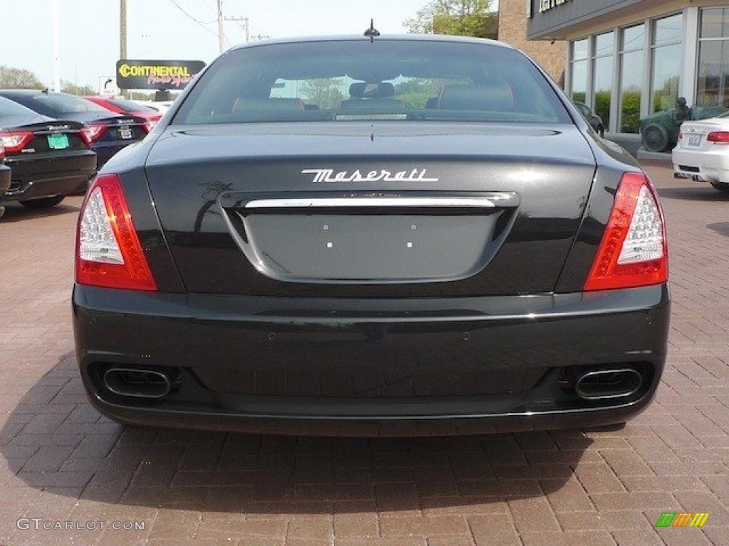 2012 Quattroporte Sport GT S - Nero Carbonio (Black Metallic) / Nero photo #8