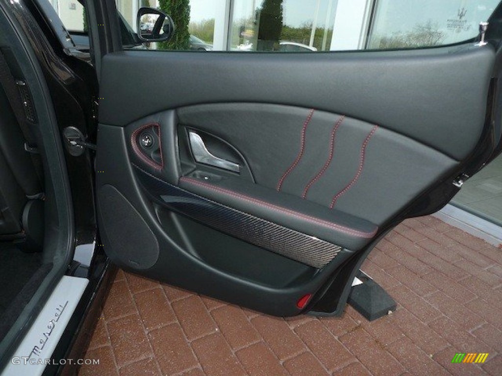 2012 Quattroporte Sport GT S - Nero Carbonio (Black Metallic) / Nero photo #19