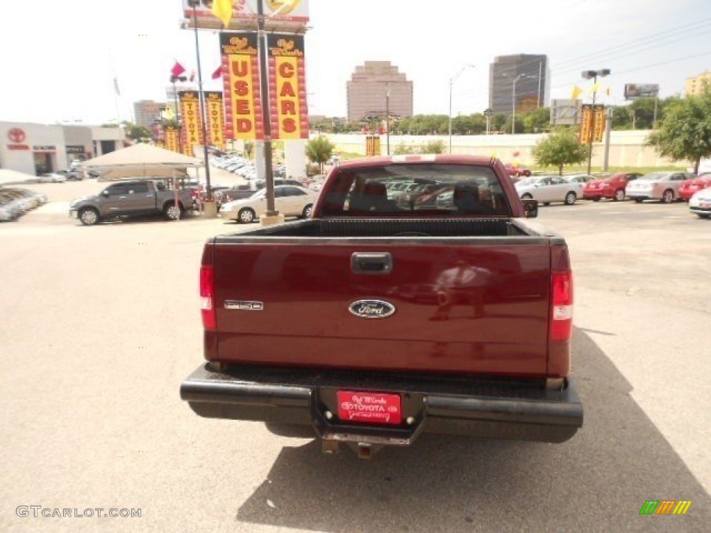 2004 F150 XLT SuperCab - Toreador Red Metallic / Tan photo #6