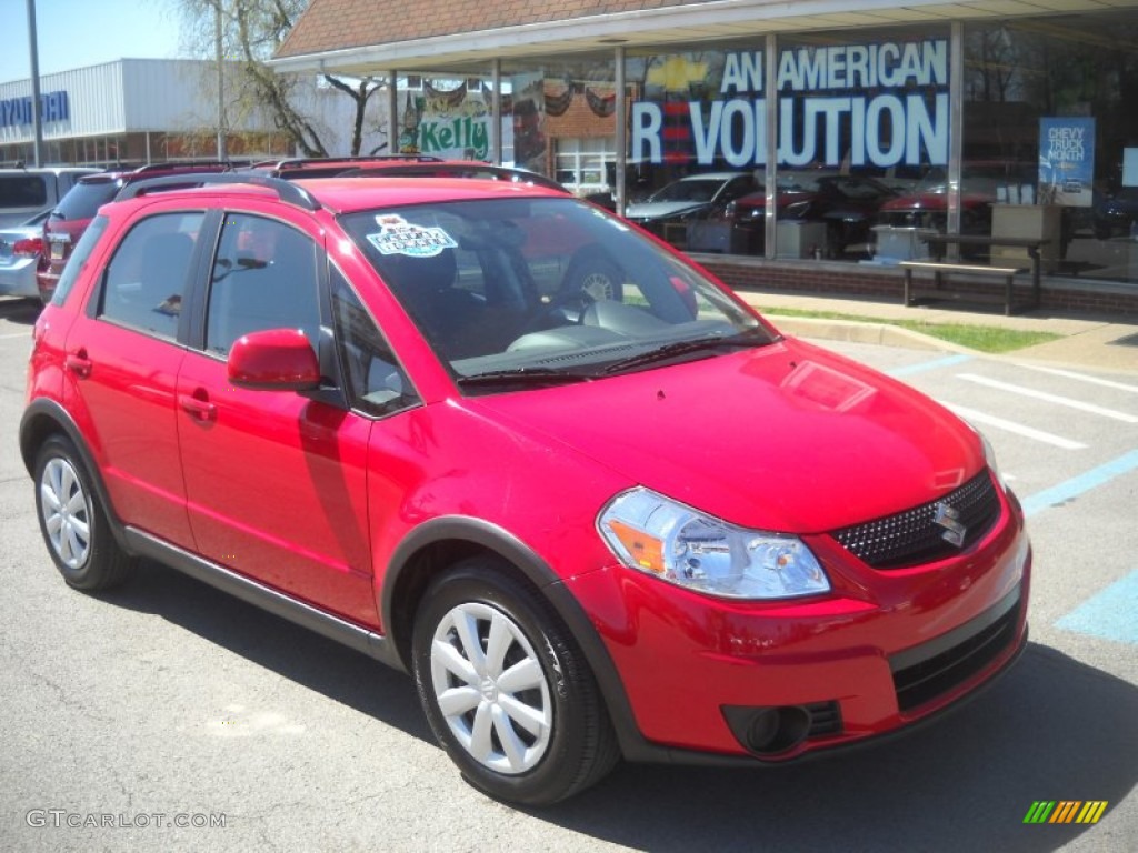 2011 SX4 Crossover Technology AWD - Vivid Red / Black photo #1