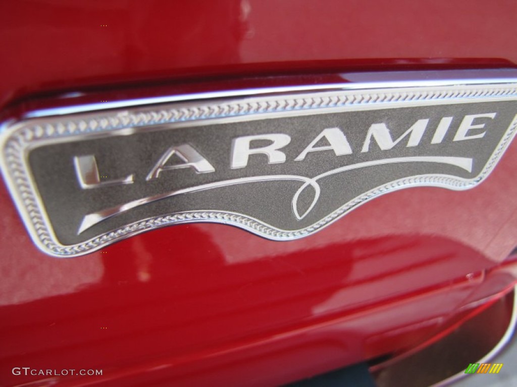 2008 Ram 1500 Laramie Quad Cab - Flame Red / Medium Slate Gray photo #18