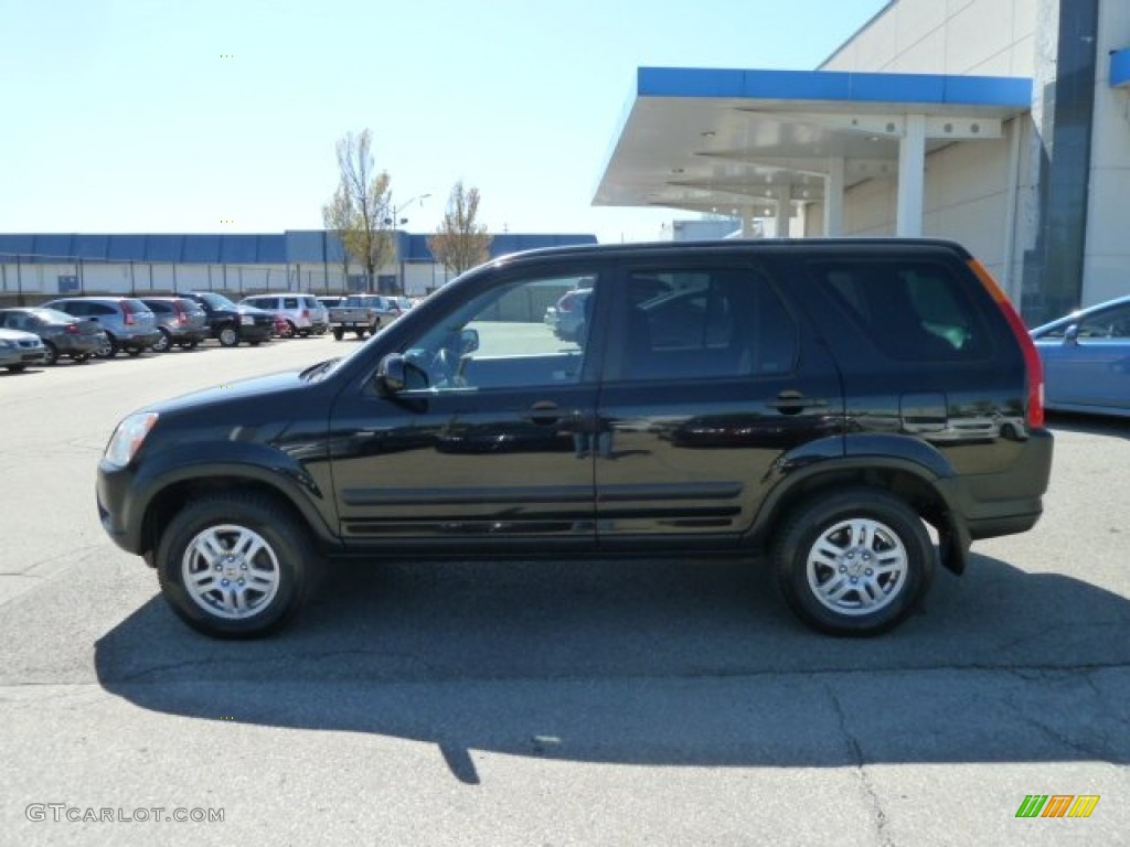 2003 CR-V EX 4WD - Nighthawk Black Pearl / Black photo #2