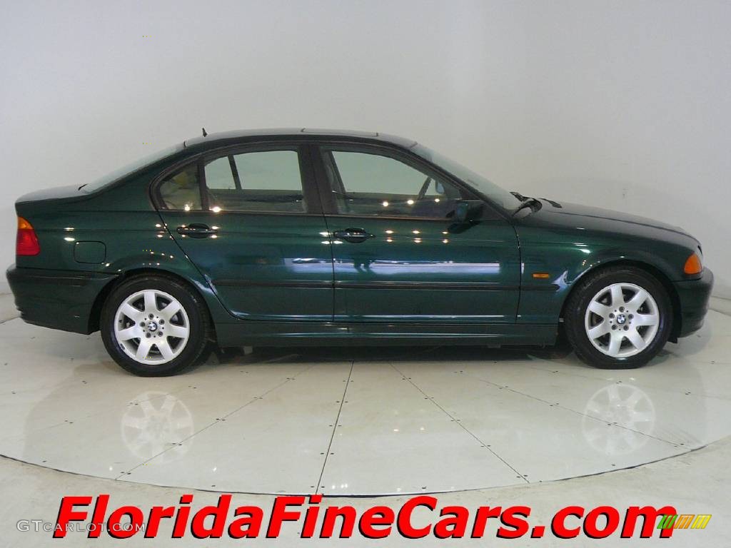 2000 3 Series 323i Sedan - Fern Green Metallic / Sand photo #4