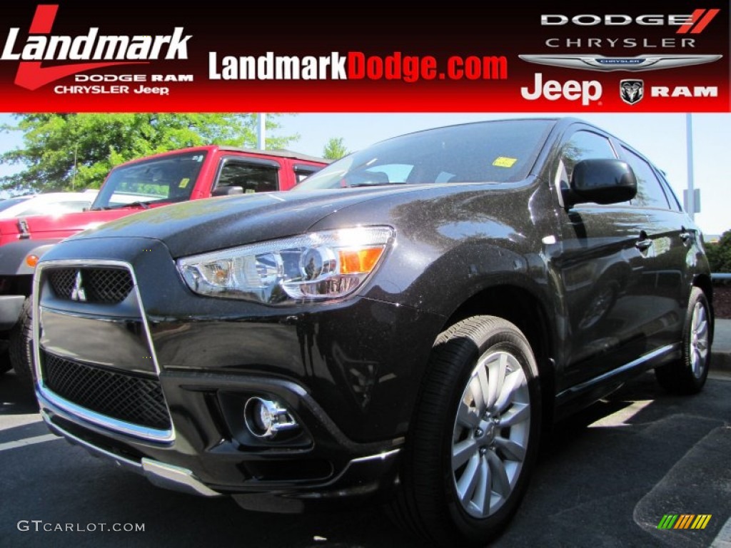 2011 Outlander Sport SE - Labrador Black Pearl / Black photo #1