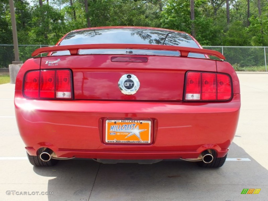 2008 Mustang GT Premium Coupe - Dark Candy Apple Red / Dark Charcoal photo #6